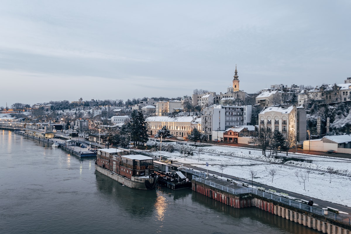 The Danube waterfront, Belgrade